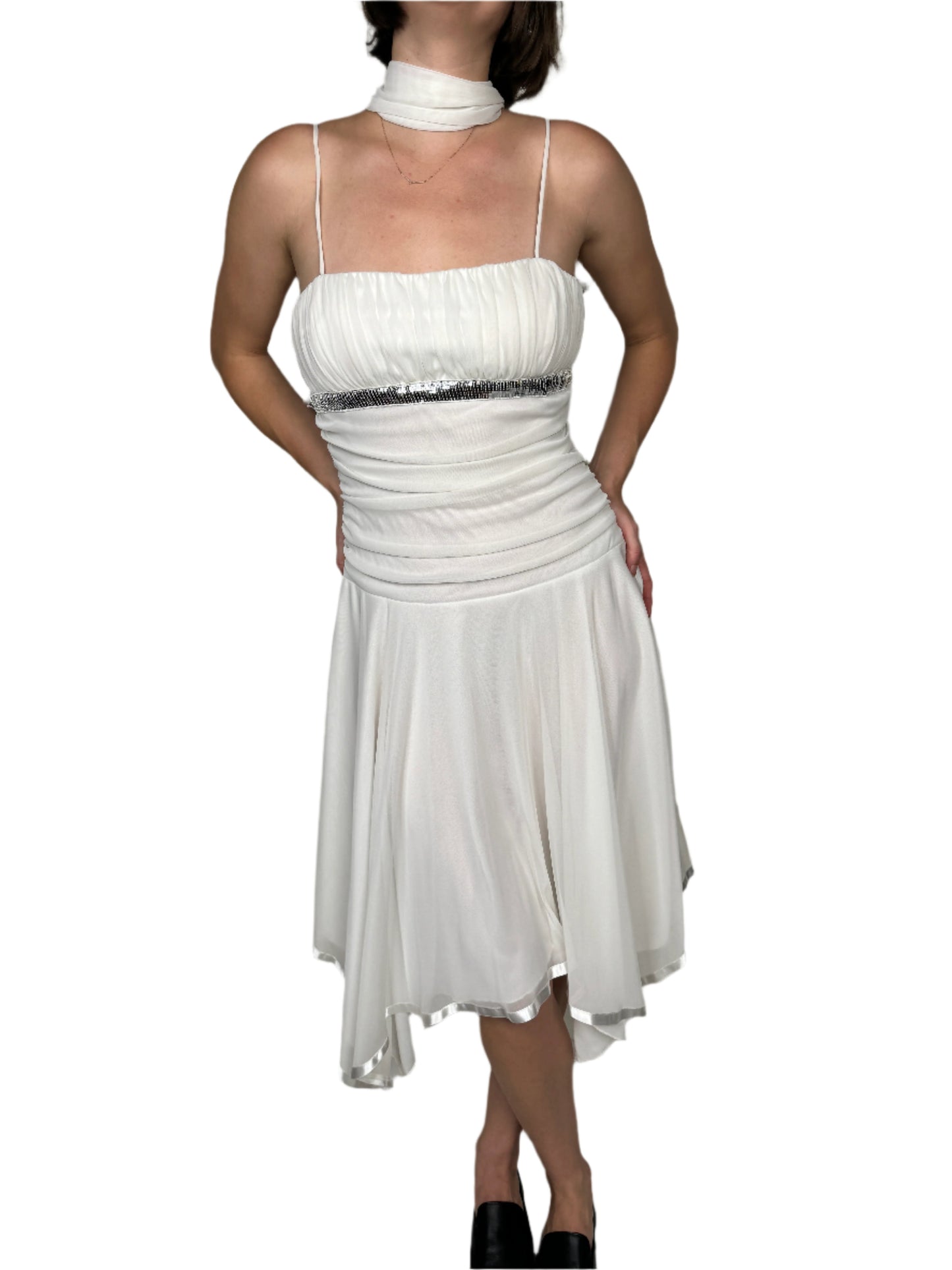 White Handkerchief Dress 1990s