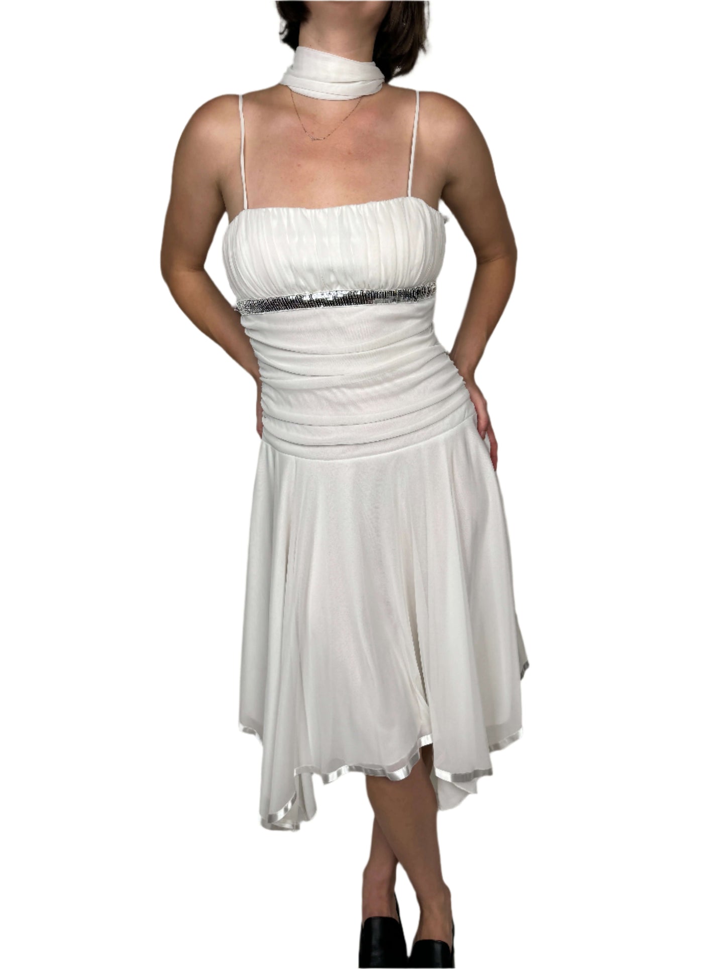 White Handkerchief Dress 1990s