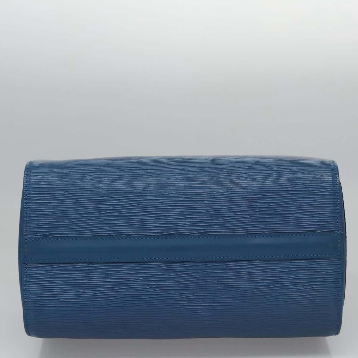 Louis Vuitton Blue Epi Speedy 25 2000s
