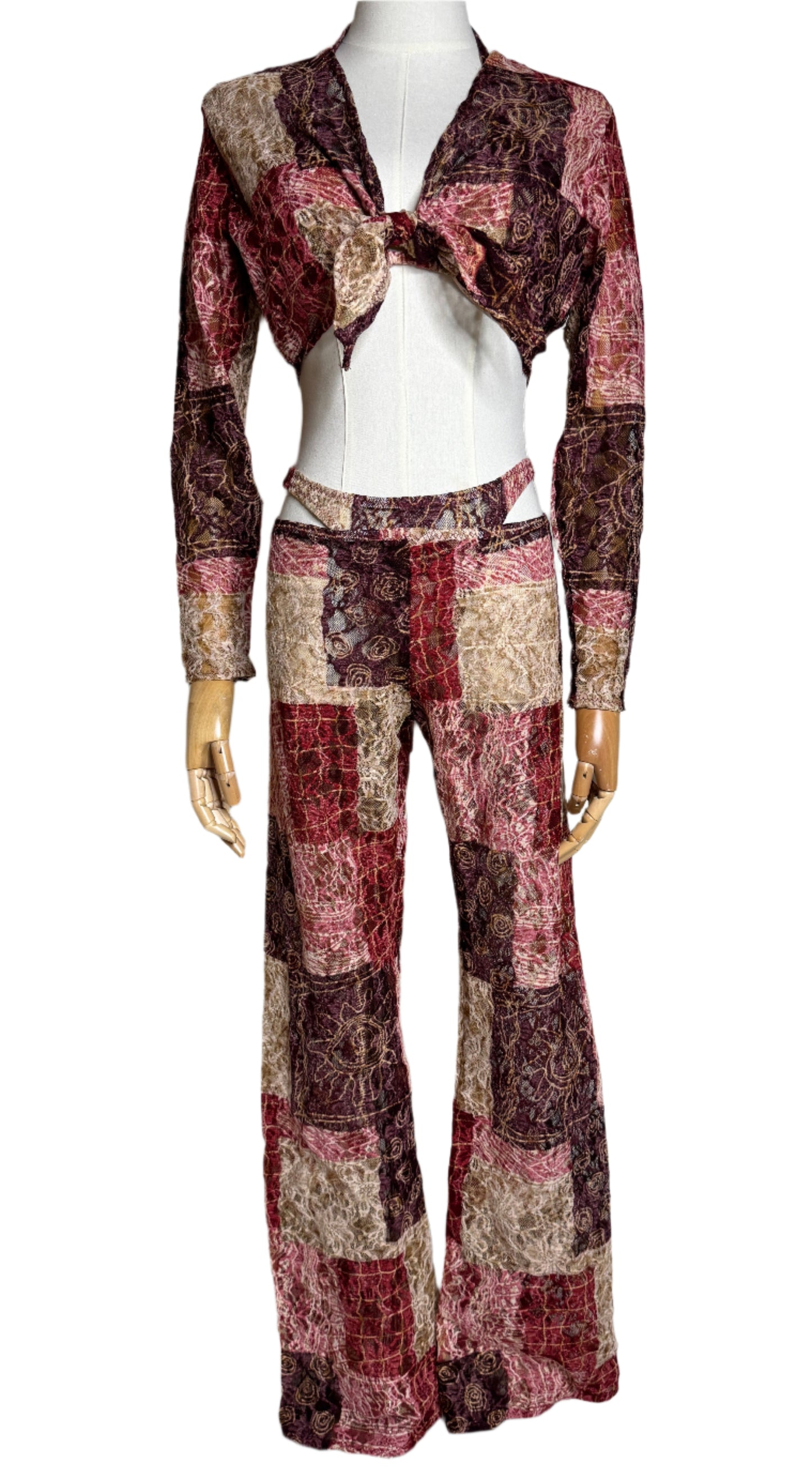 1980s Lace Performance Wear Set