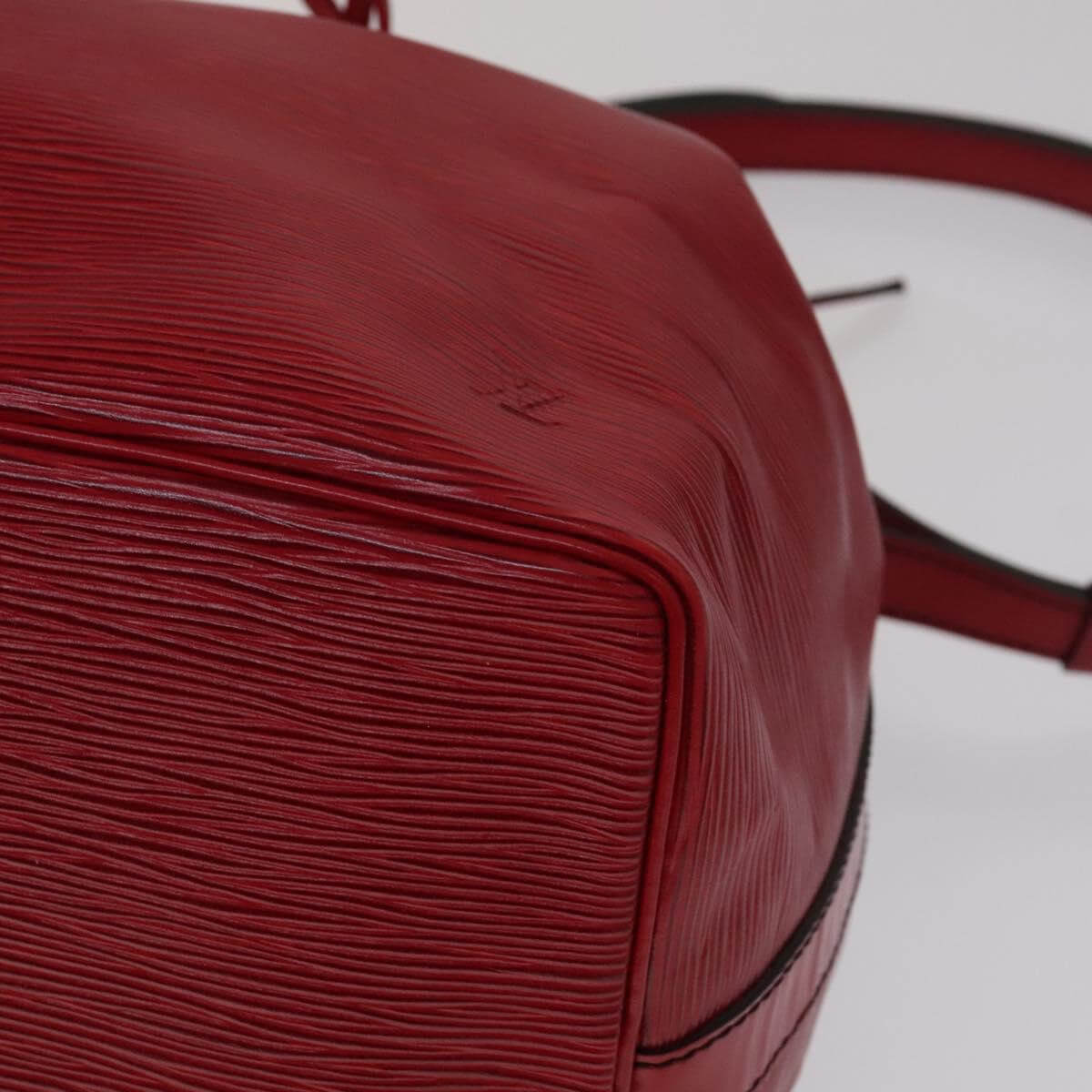 Louis Vuitton, Epi Petit Noe Red Shoulder Bucket Bag 1980s