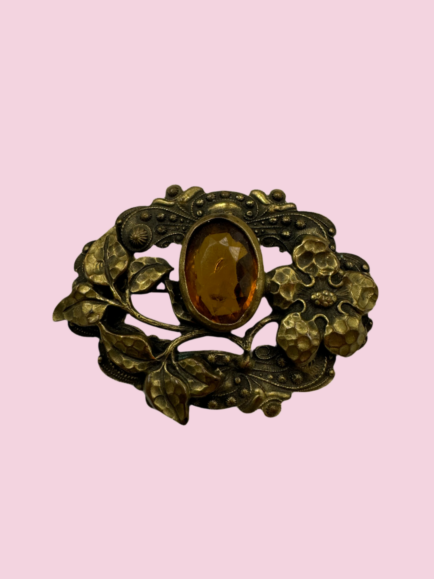 Antique Victorian Ornate Brooch 1910s