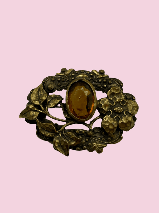 Antique Victorian Ornate Brooch 1910s