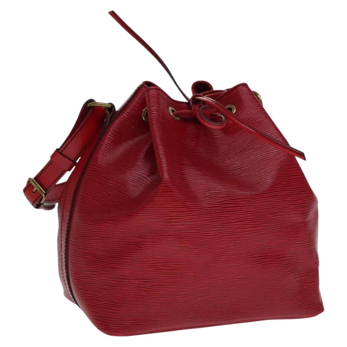 Louis Vuitton, Epi Petit Noe Red Shoulder Bucket Bag 1980s