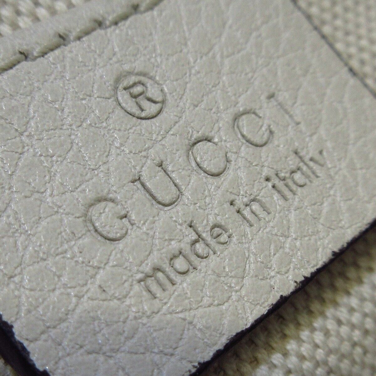 Gucci Bum Bag White Leather Y2K