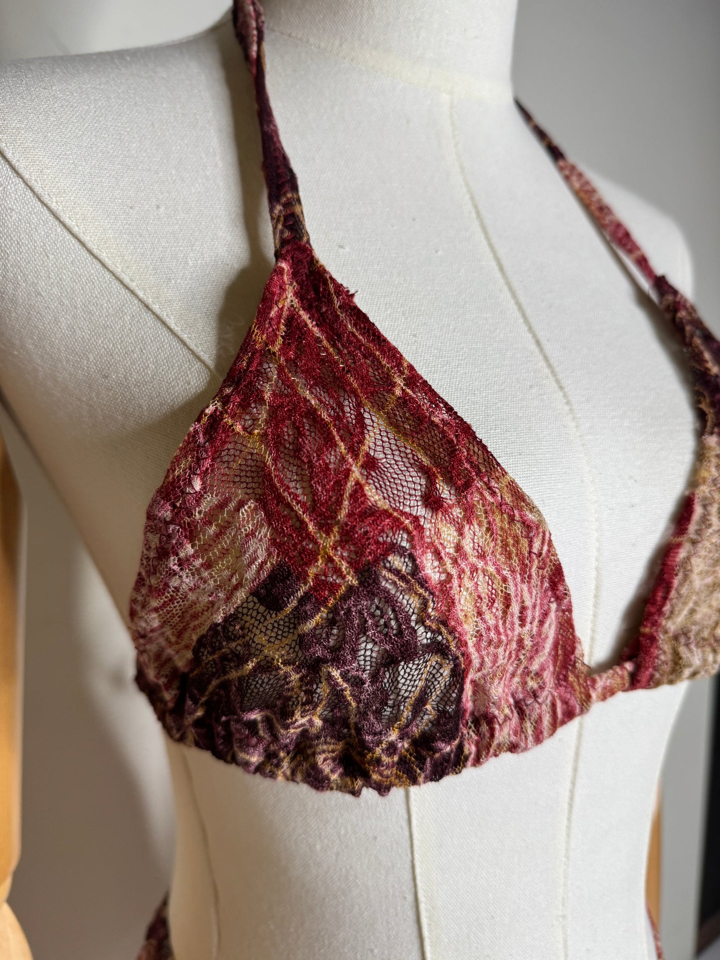 1980s Lace Performance Wear Set