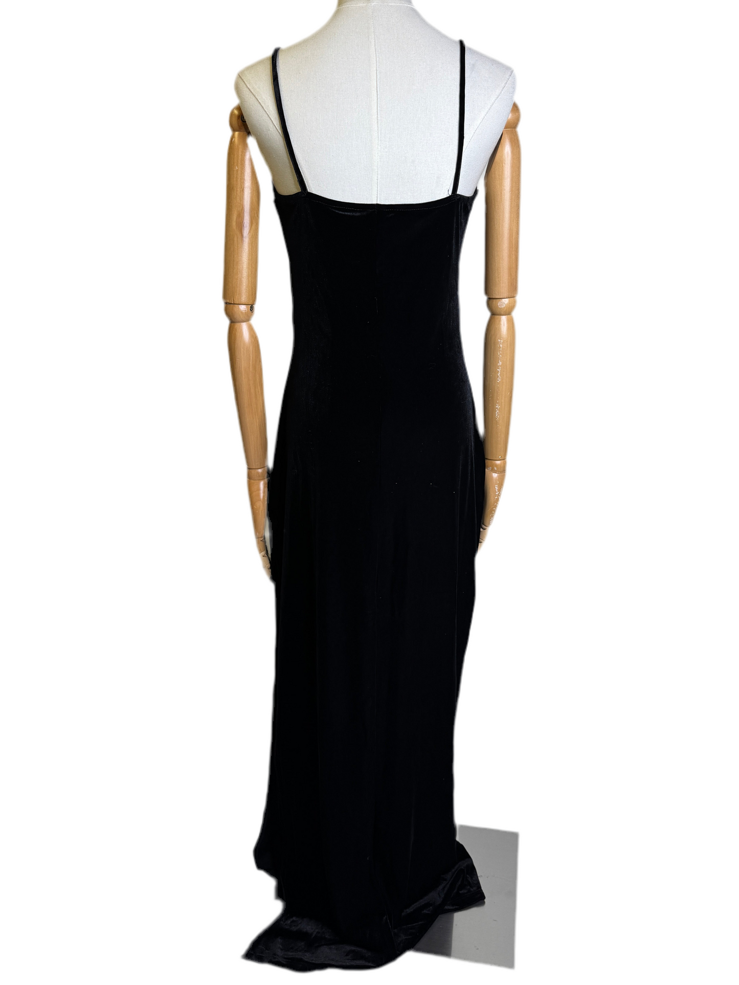 Black Velvet 1990s Gown