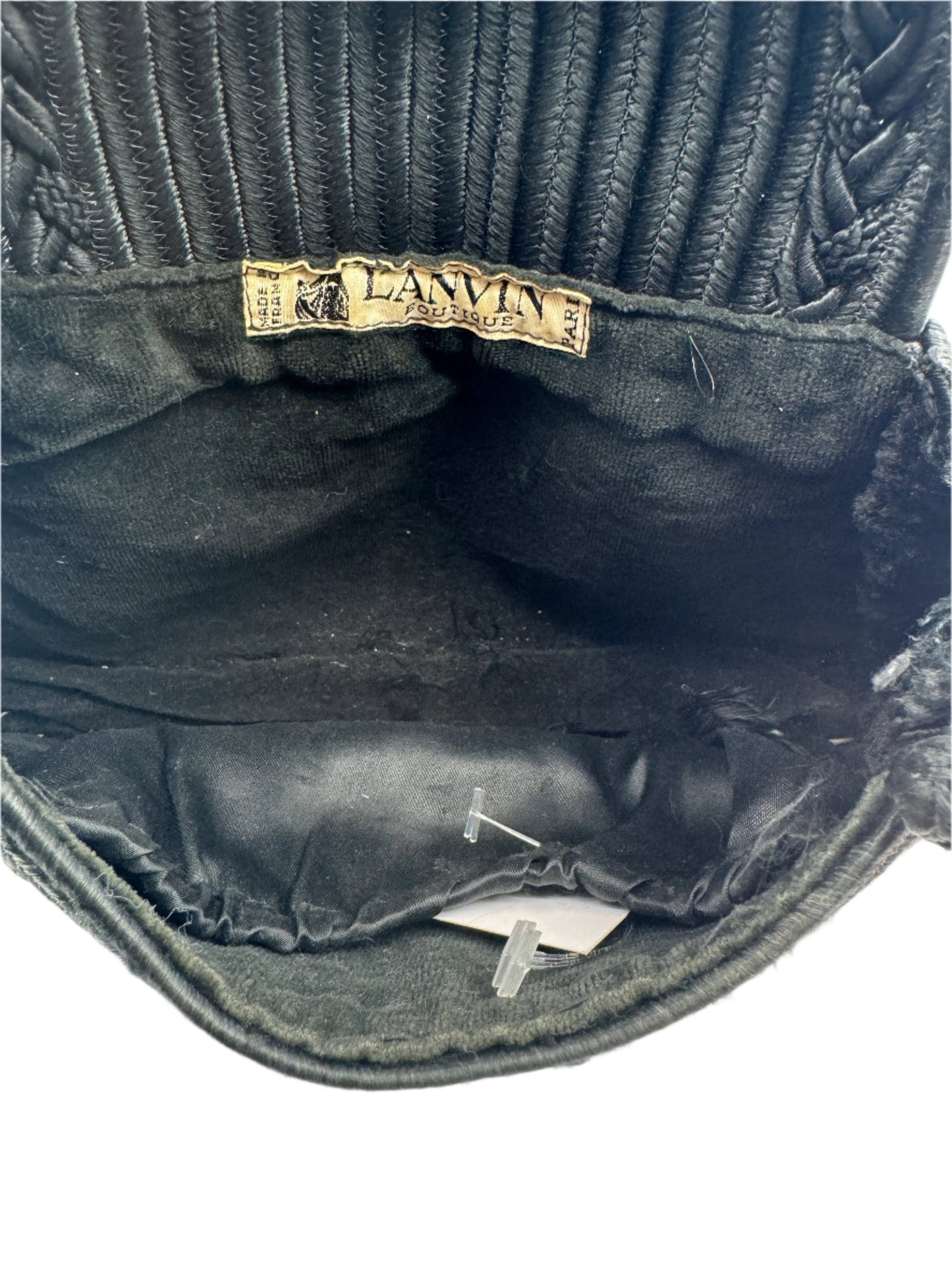 Lanvin Boutique, Black Clutch 1930s