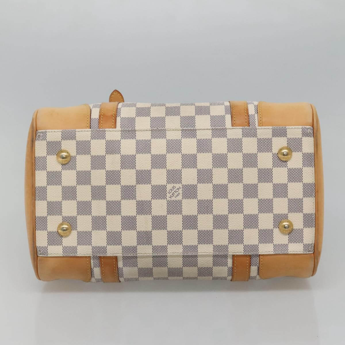 Louis Vuitton Damier Azur Handbag White 2000s
