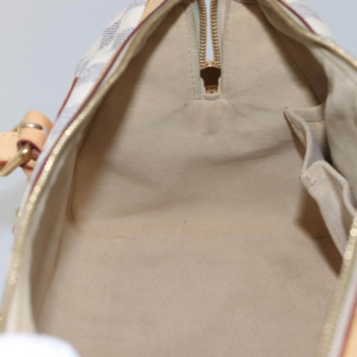 Louis Vuitton Damier Azur Handbag White 2000s