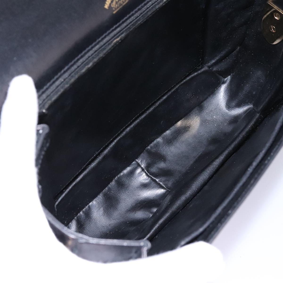 Gucci Black Leather Shoulder Bag 1970s