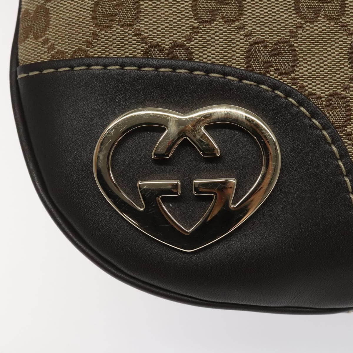 Gucci GG Canvas Monogram "Lovely" Shoulder Bag 2000s