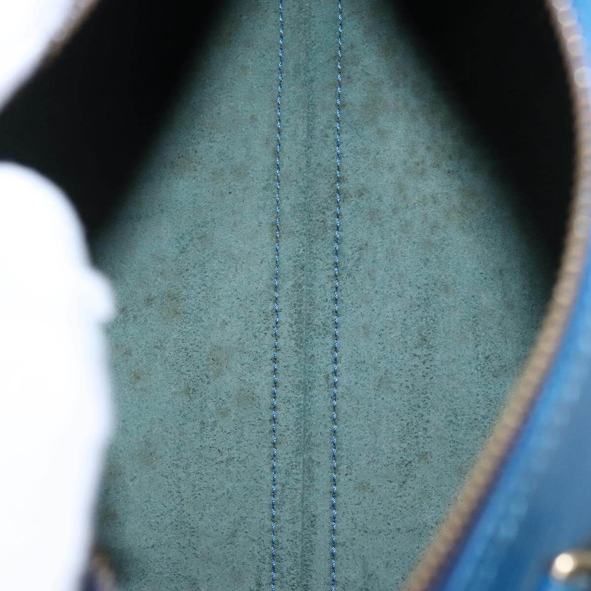 Louis Vuitton Blue Epi Speedy 25 2000s