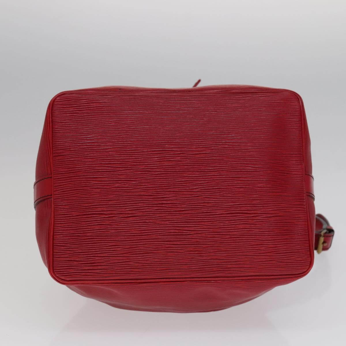Louis Vuitton, Epi Petit Noe Red Shoulder Bucket Bag 1980s