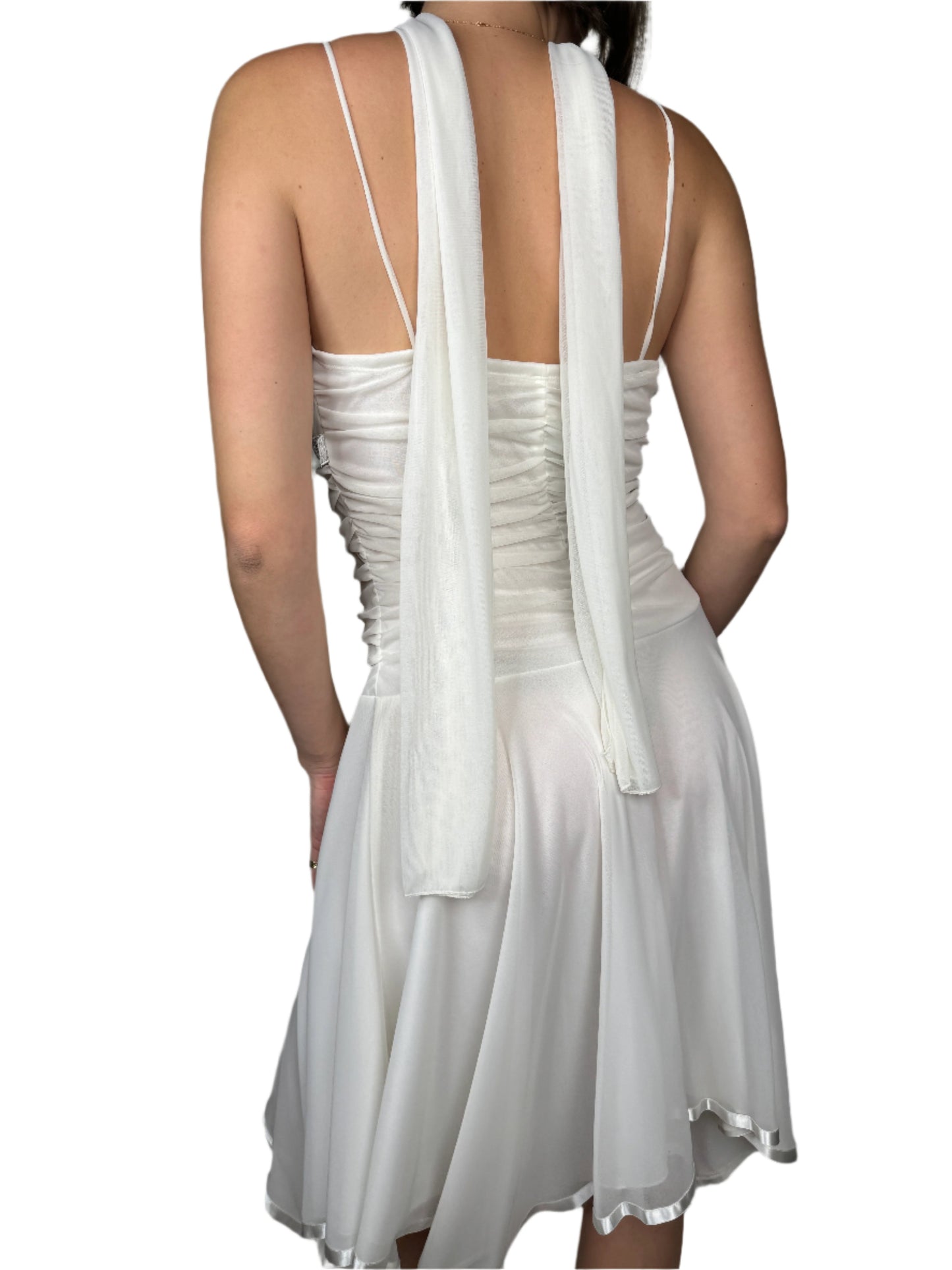 White Handkerchief Dress 1990s