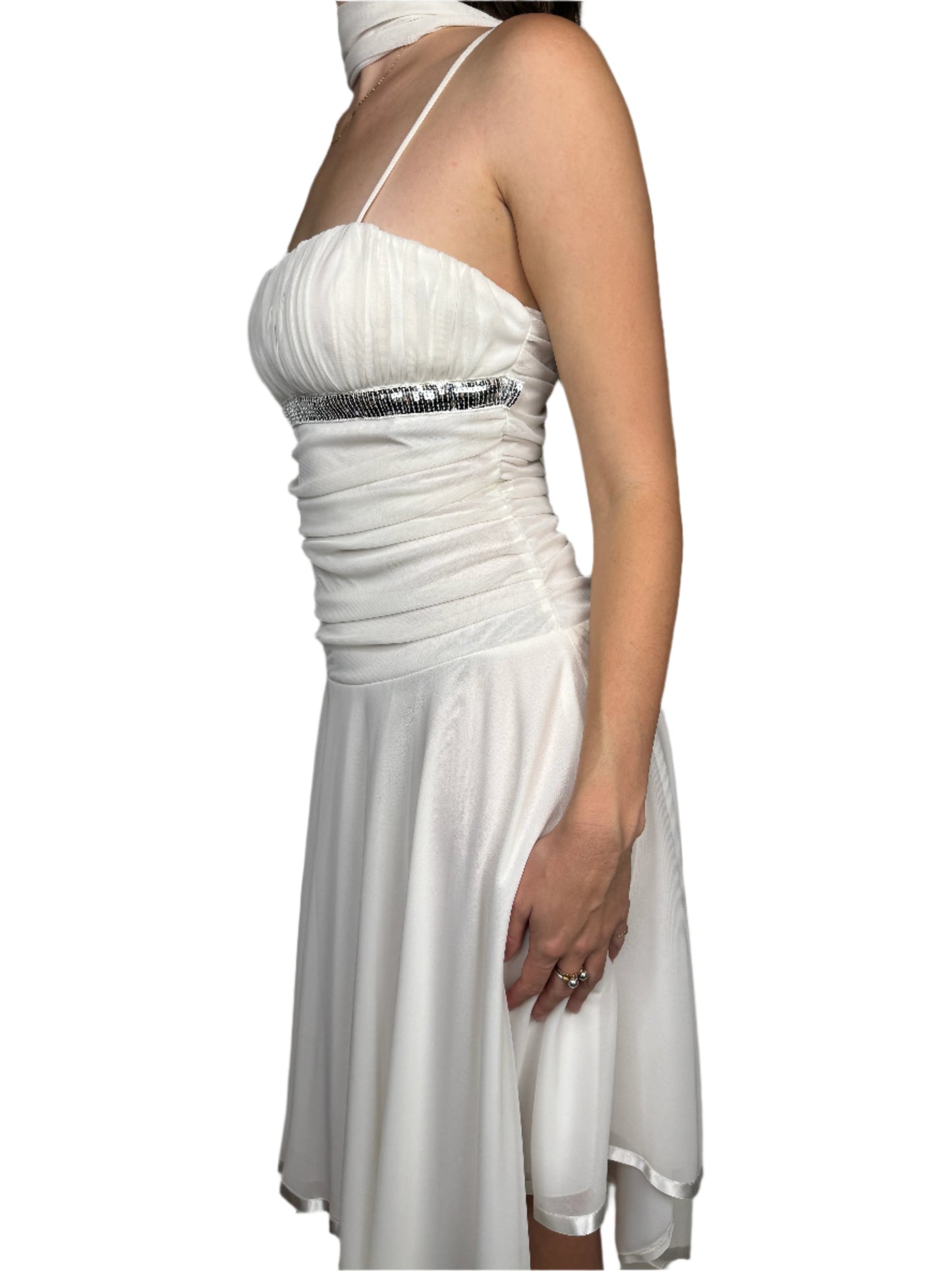 White Handkerchief Dress 1990s