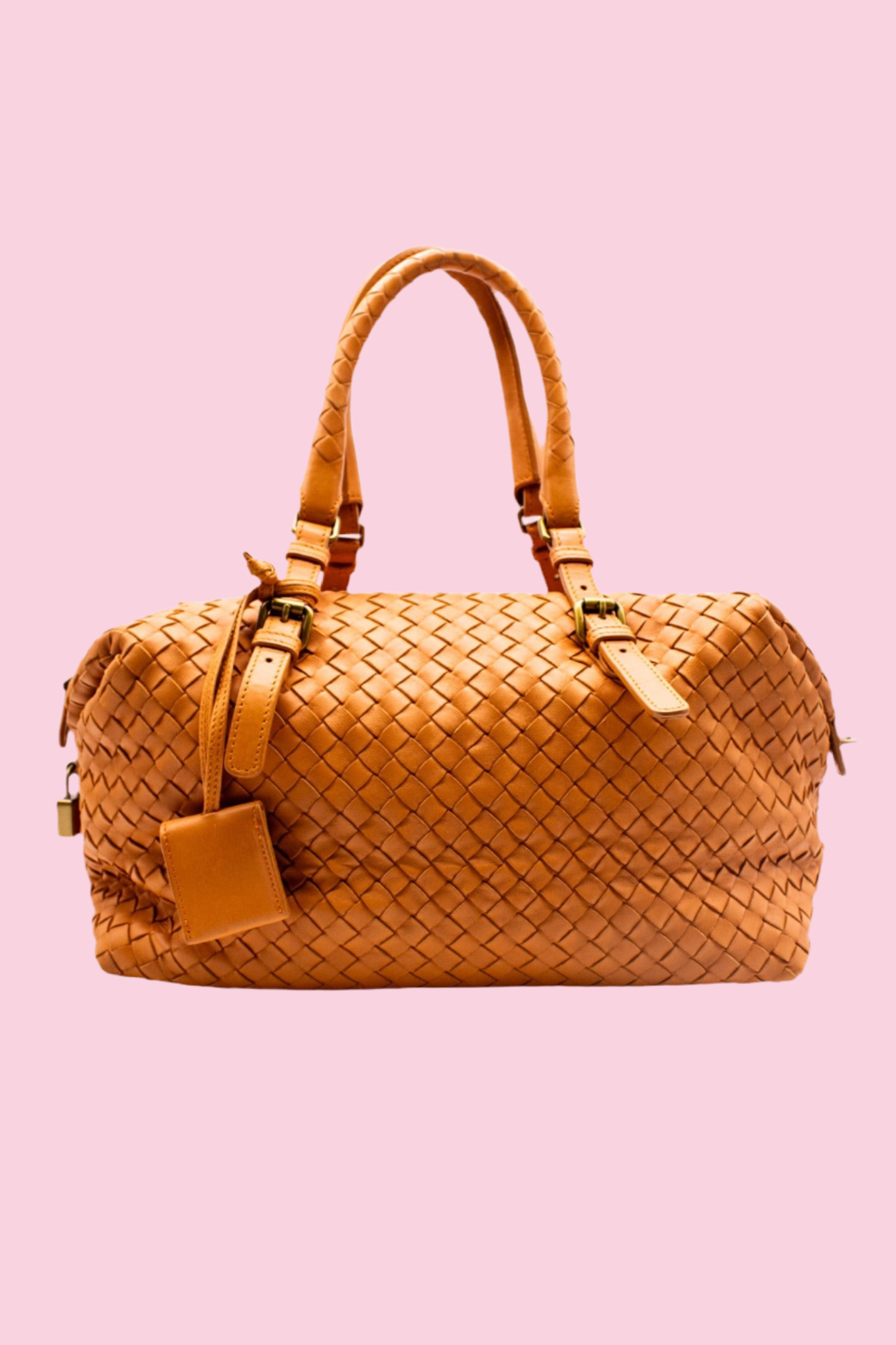 Bottega Veneta Duffle in Orange Leather Y2K House of Strut