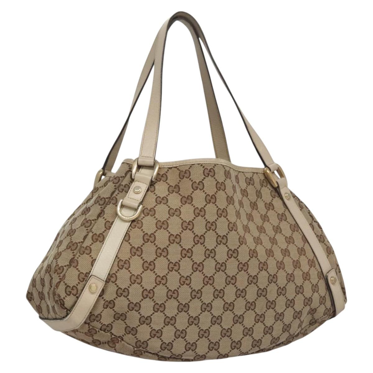 Gucci GG Canvas Shoulder Bag "Abbey Tote" Y2K
