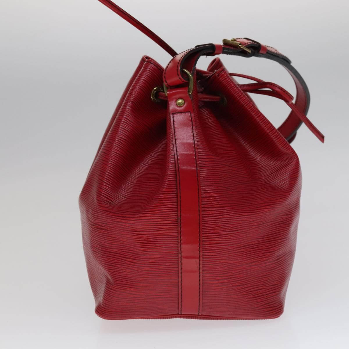 Louis Vuitton, Epi Petit Noe Red Shoulder Bucket Bag 1980s