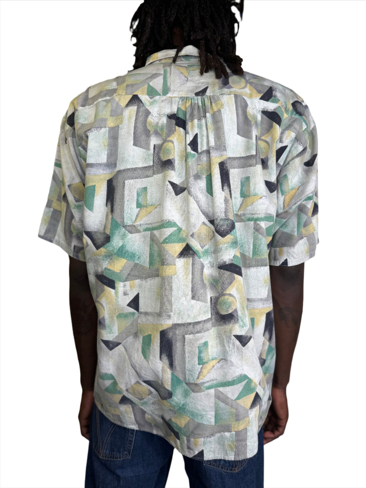 Gino de Romo, Graphic Button Up Shirt 1980s