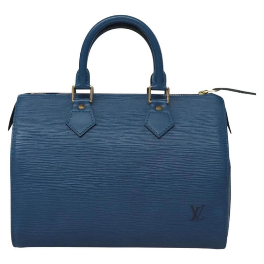 Louis Vuitton Blue Epi Speedy 25 2000s