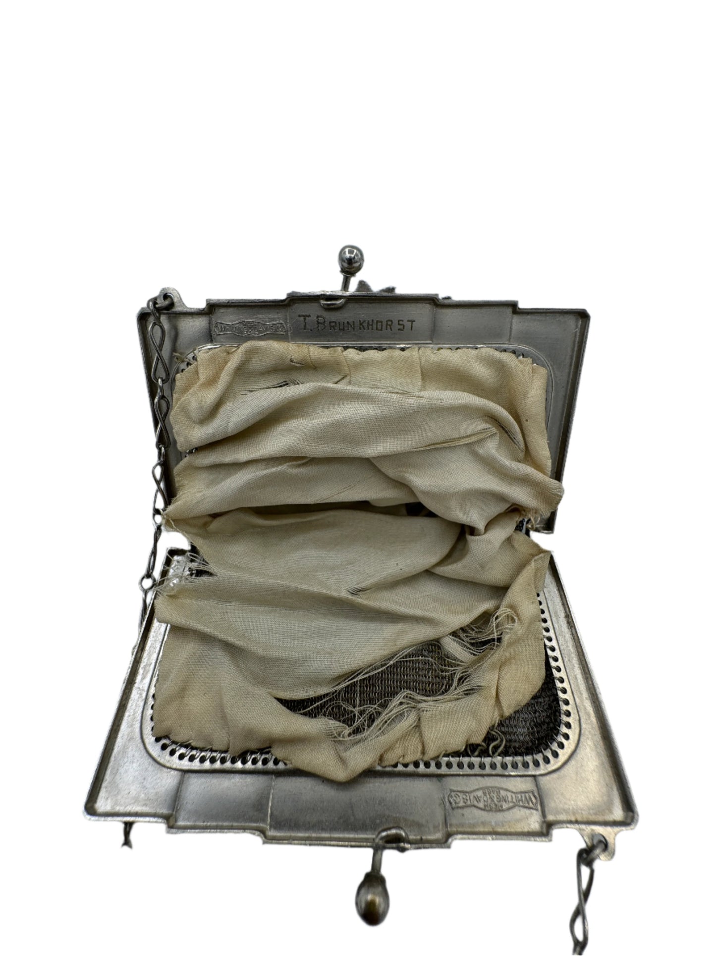 Whiting & Davis Butterfly Mesh Butterfly Purse 1920s