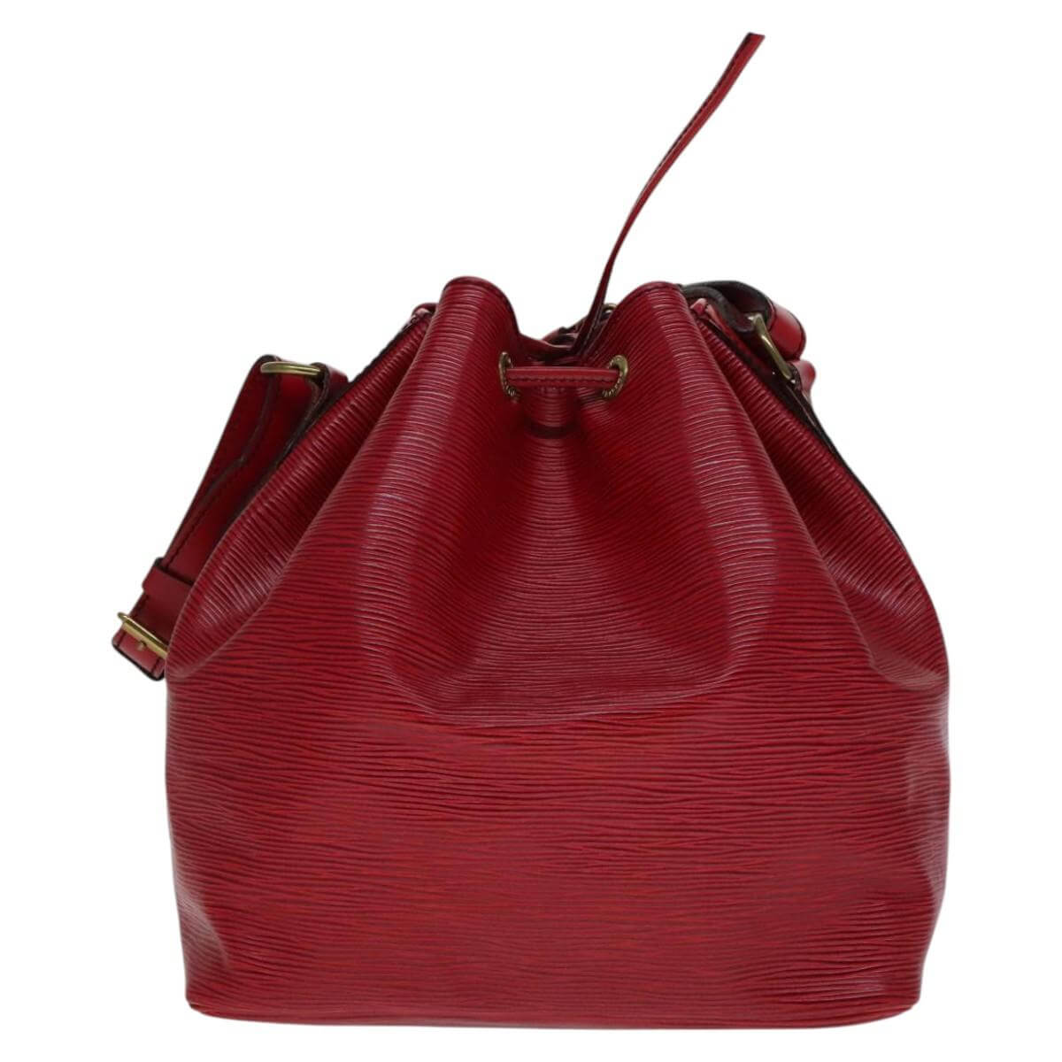 Louis Vuitton, Epi Petit Noe Red Shoulder Bucket Bag 1980s