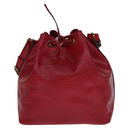 Louis Vuitton, Epi Petit Noe Red Shoulder Bucket Bag 1980s