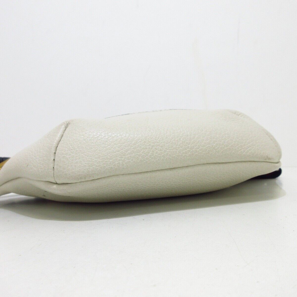 Gucci Bum Bag White Leather Y2K