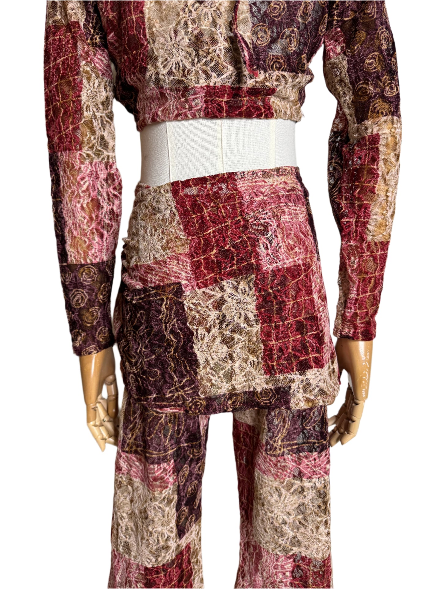 1980s Lace Performance Wear Set