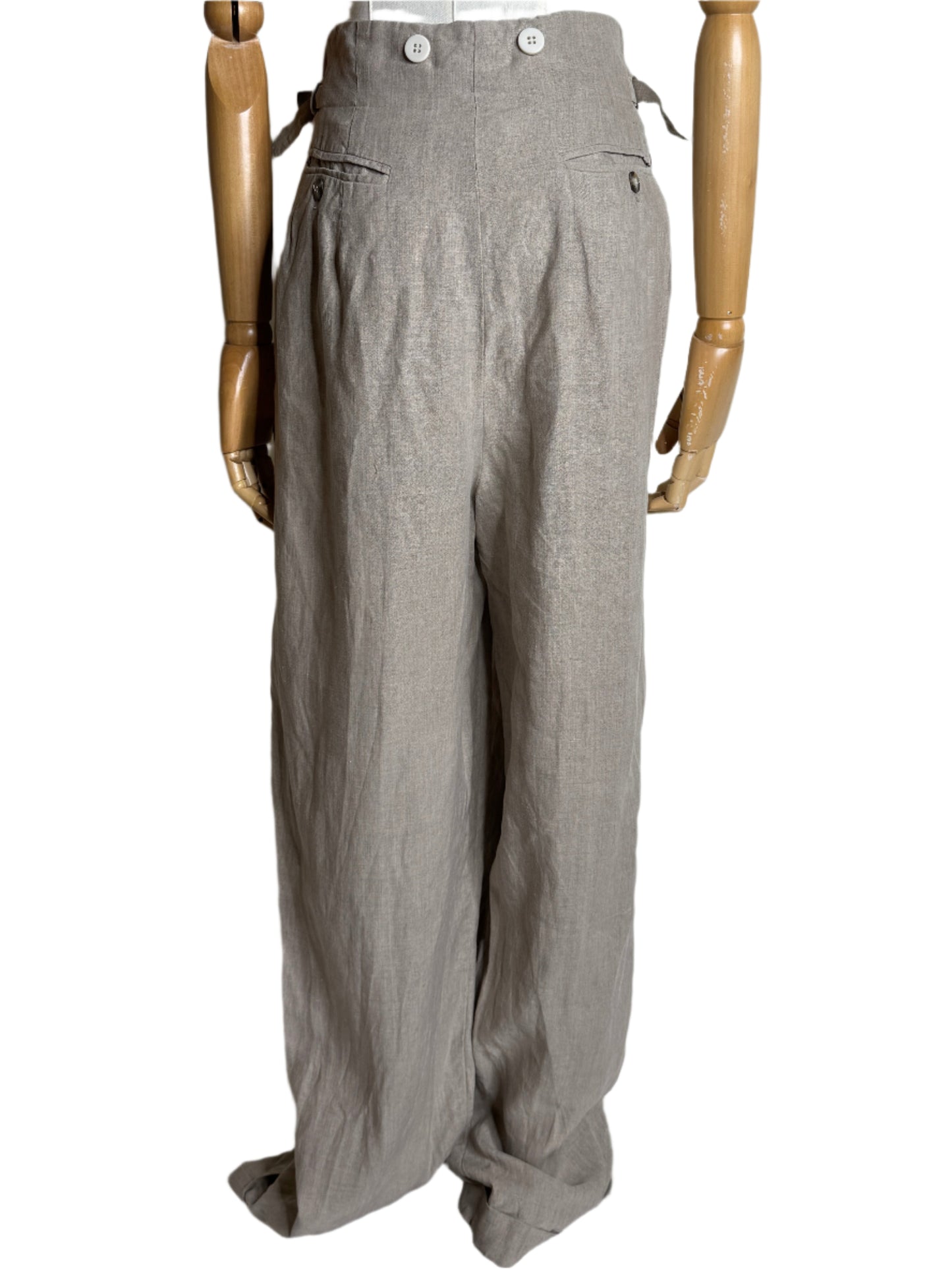 Wheaton & Katz Suspender Button Pants 1980s