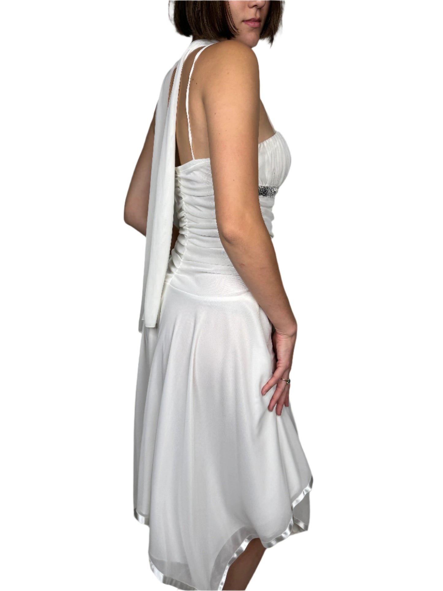 White Handkerchief Dress 1990s