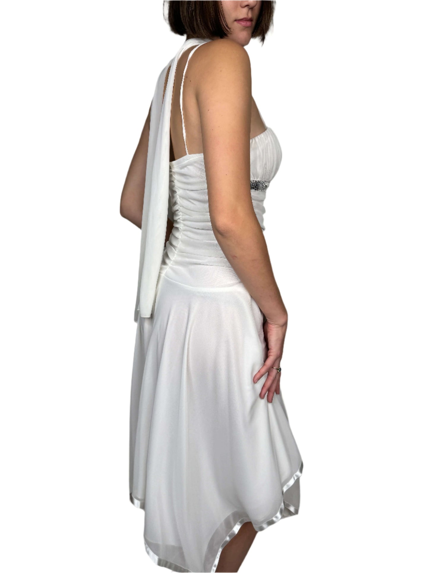 White Handkerchief Dress 1990s