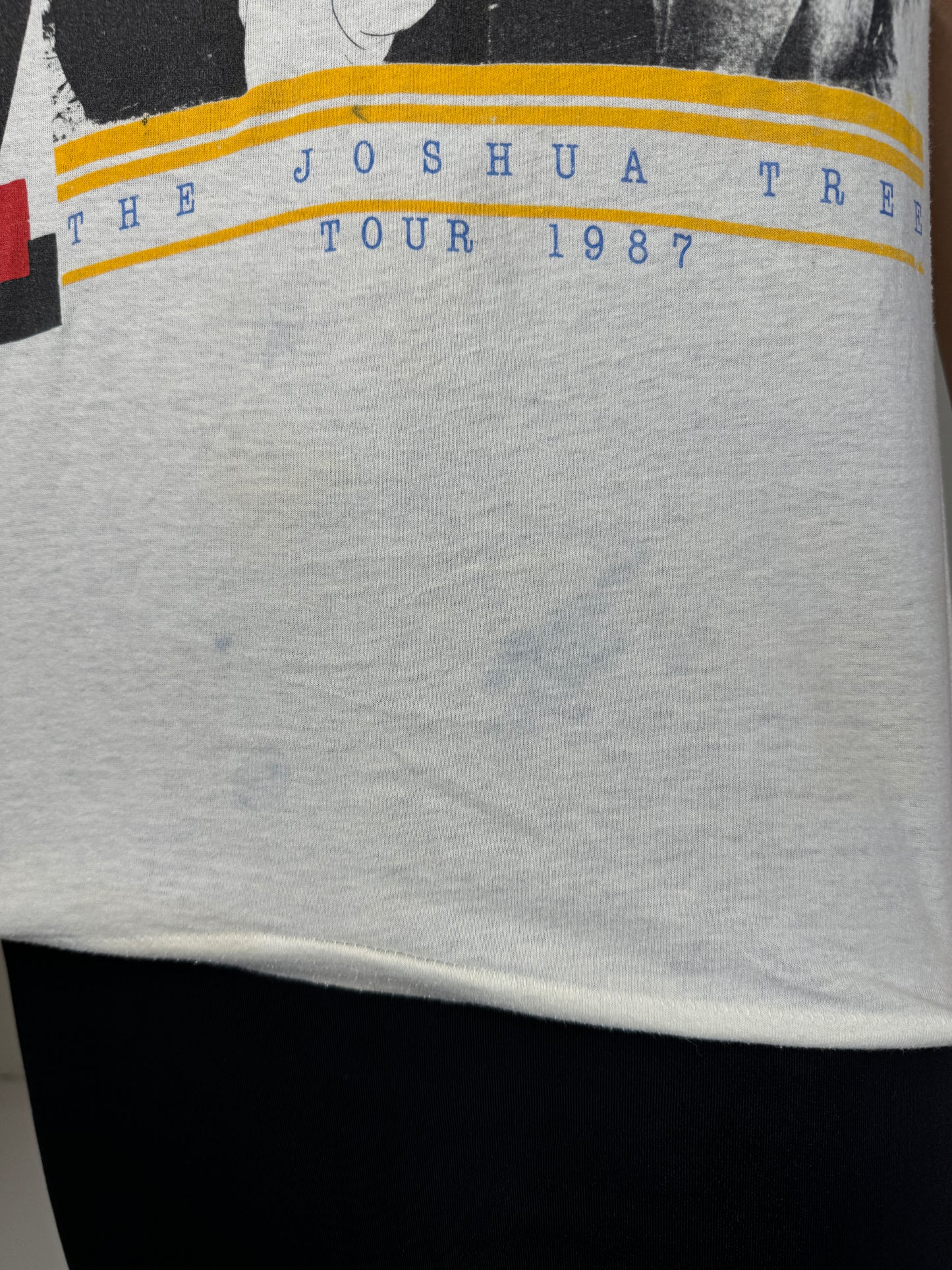 U2 Band Joshua Tree Band Tour T-Shirt 1987