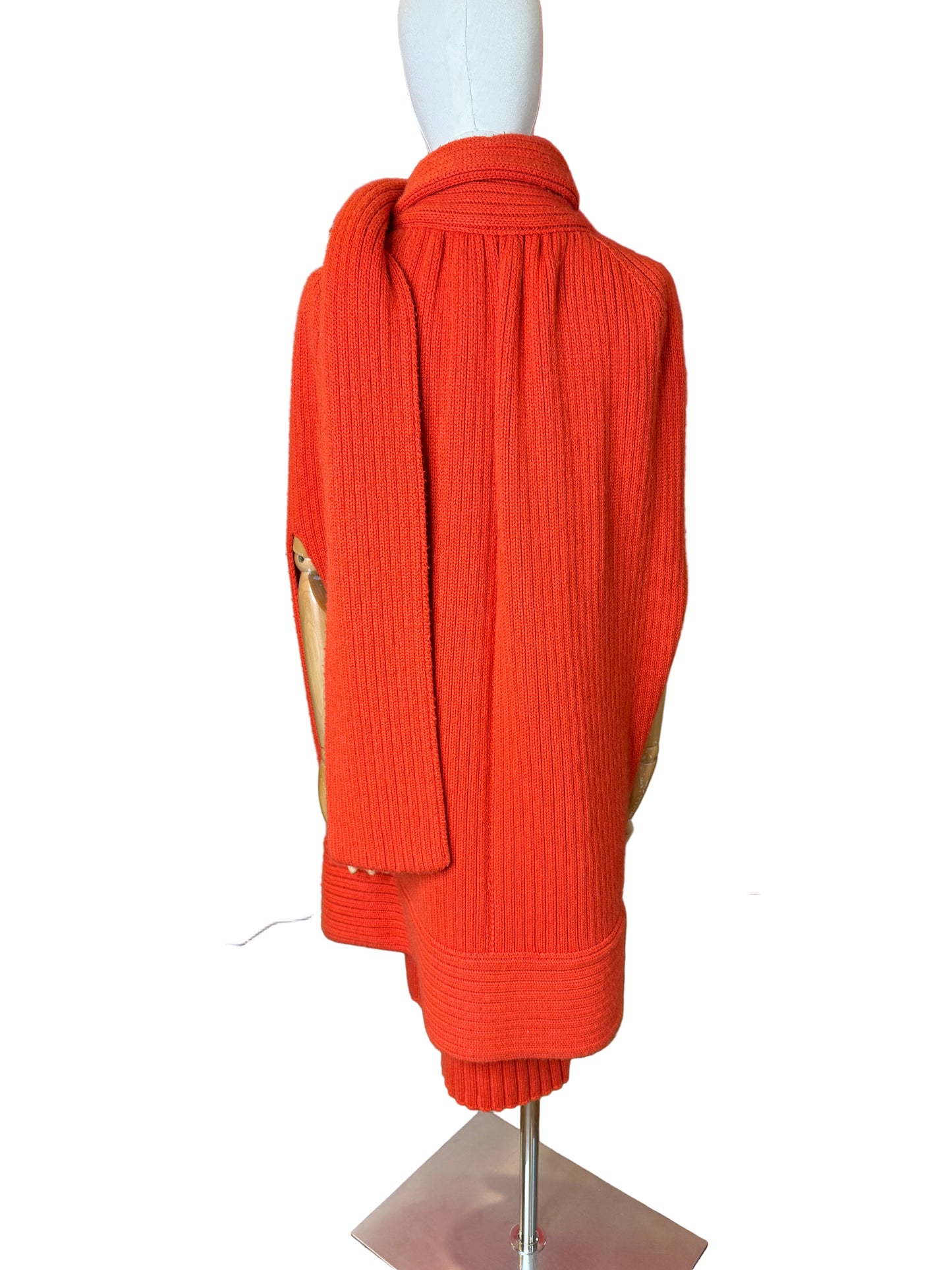 1990s Wide Rib Tangelo Knit Set