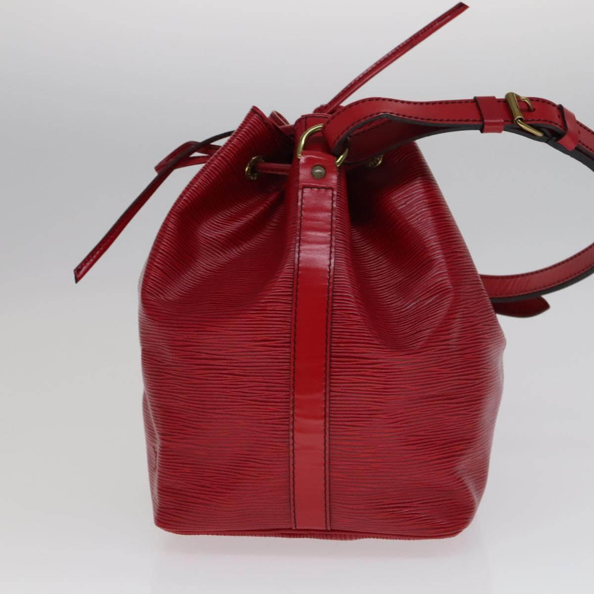 Louis Vuitton, Epi Petit Noe Red Shoulder Bucket Bag 1980s