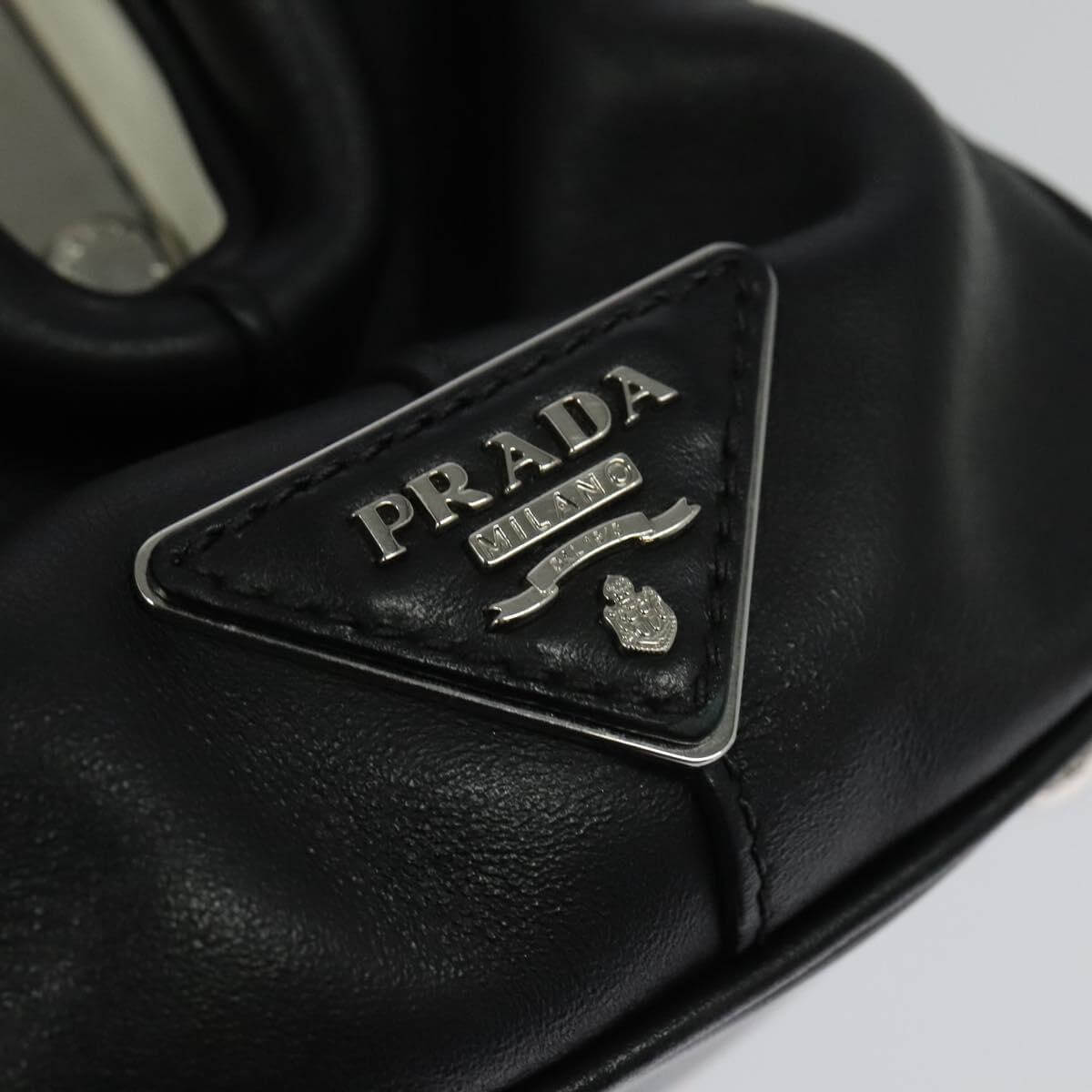 Prada Color Block Leather Handbag Studded 1990s