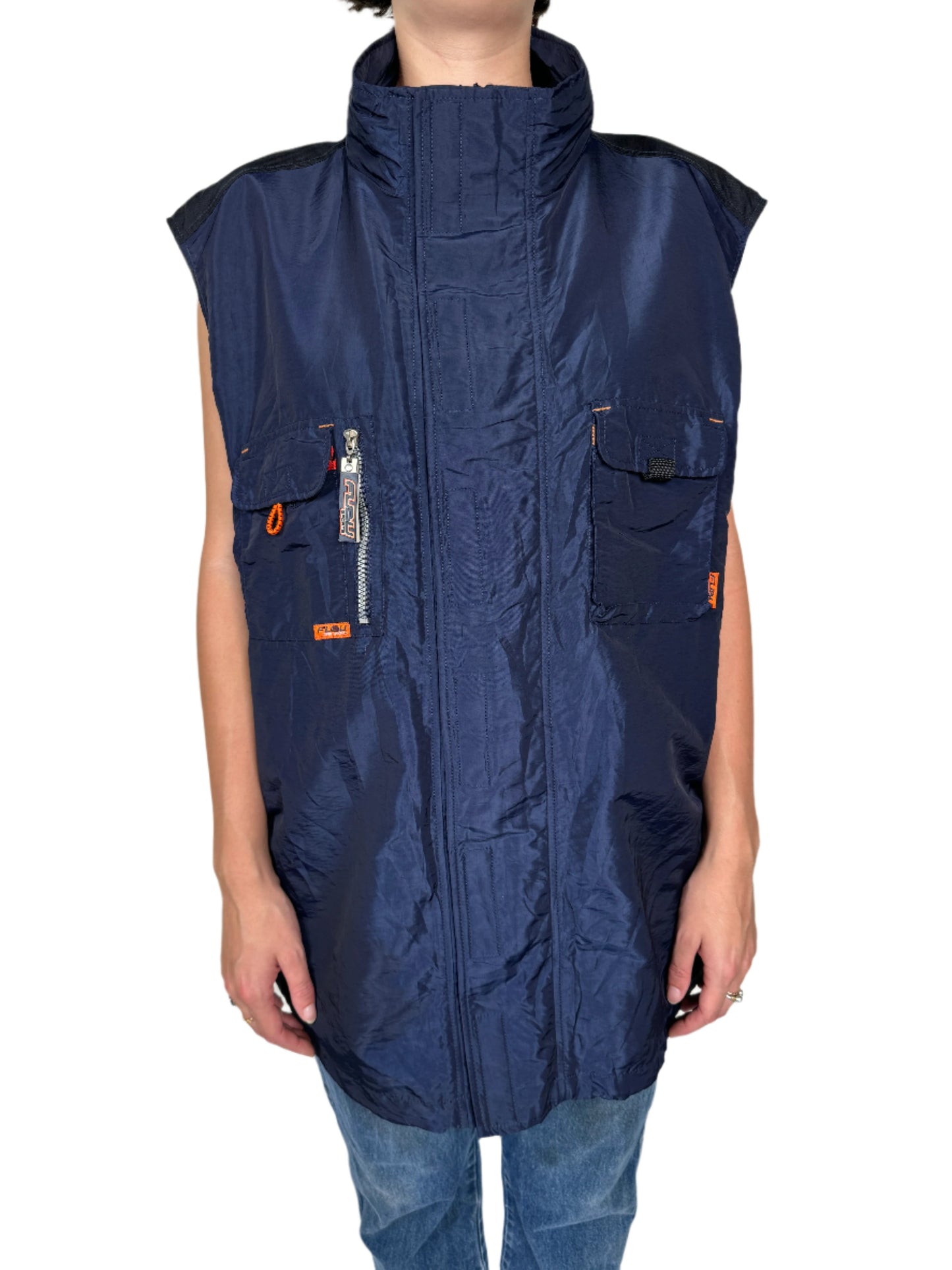 FUBU, Utilitarian Oversized Urban Vest 1990s