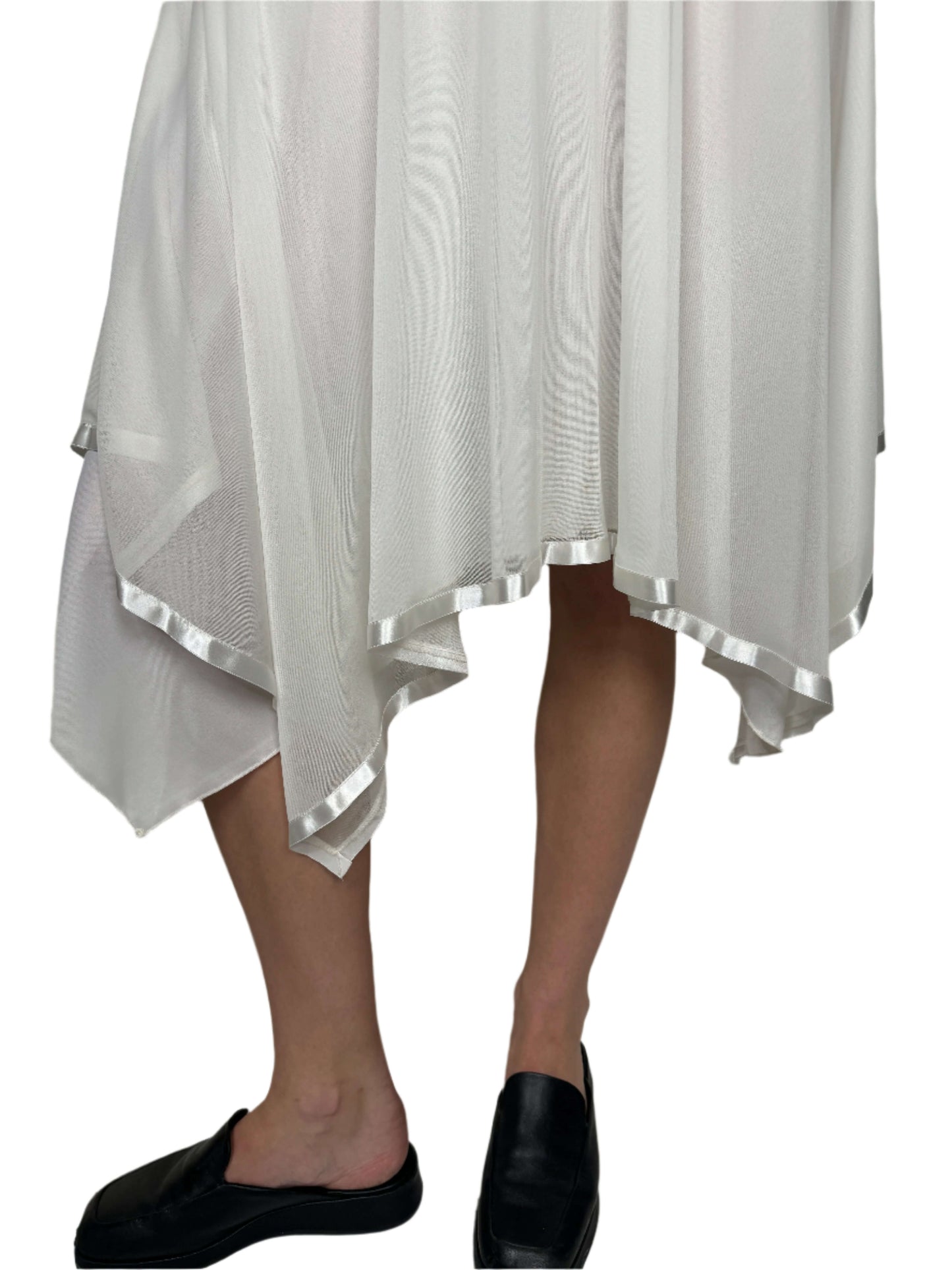White Handkerchief Dress 1990s