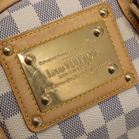 Louis Vuitton Damier Azur Handbag White 2000s