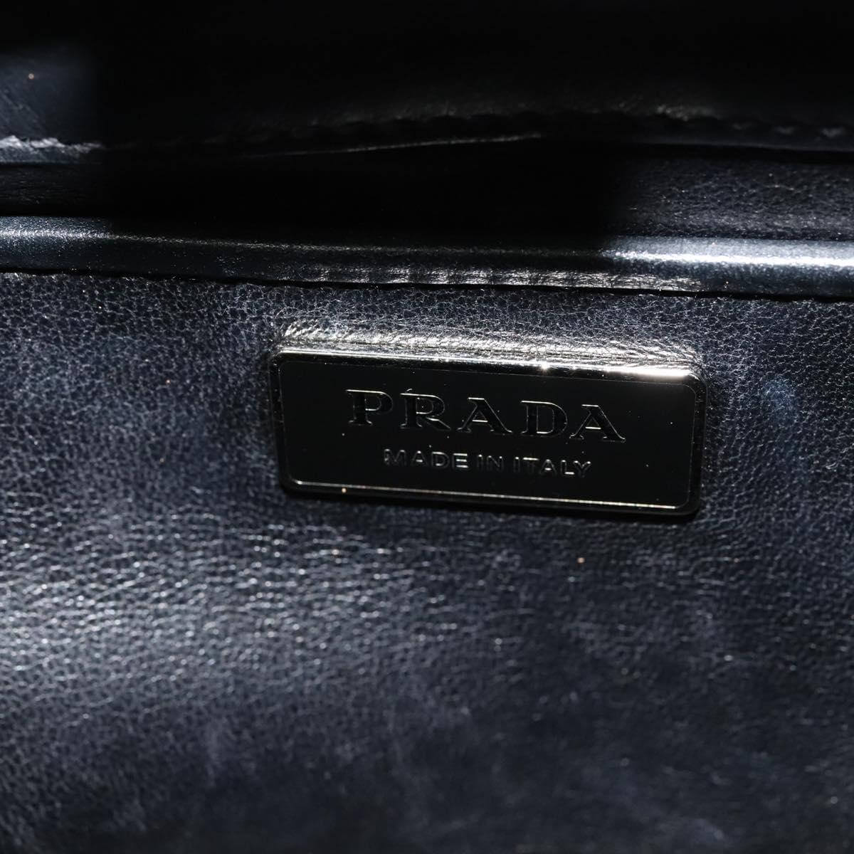 Prada Color Block Leather Handbag Studded 1990s