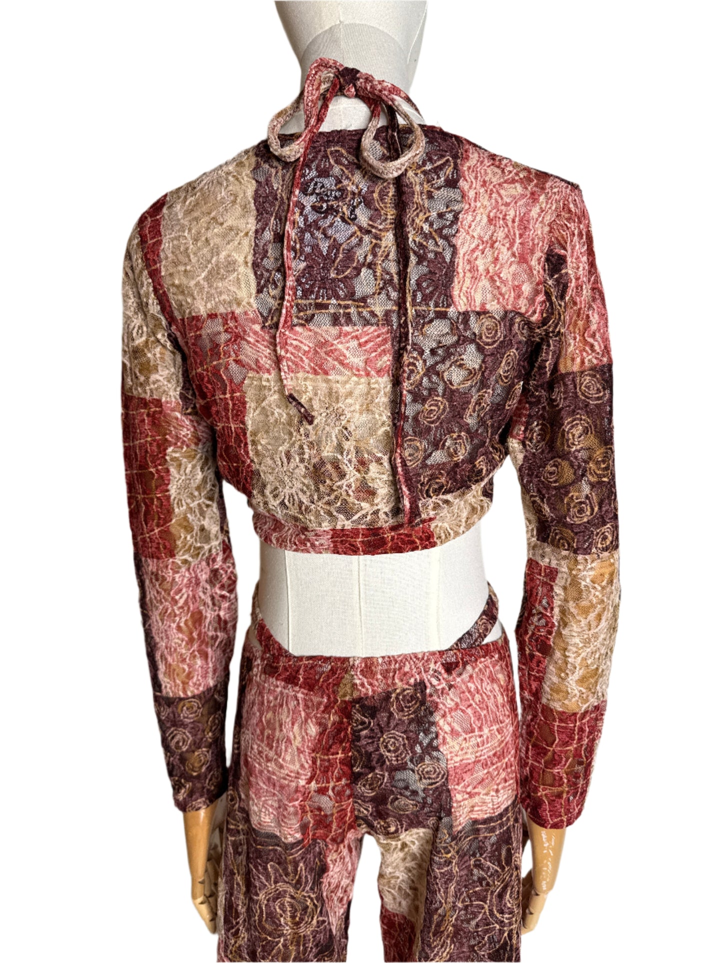 1980s Lace Performance Wear Set
