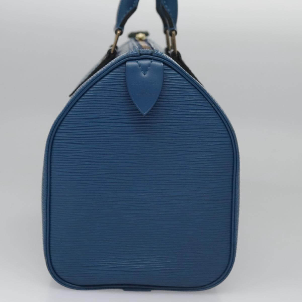 Louis Vuitton Blue Epi Speedy 25 2000s