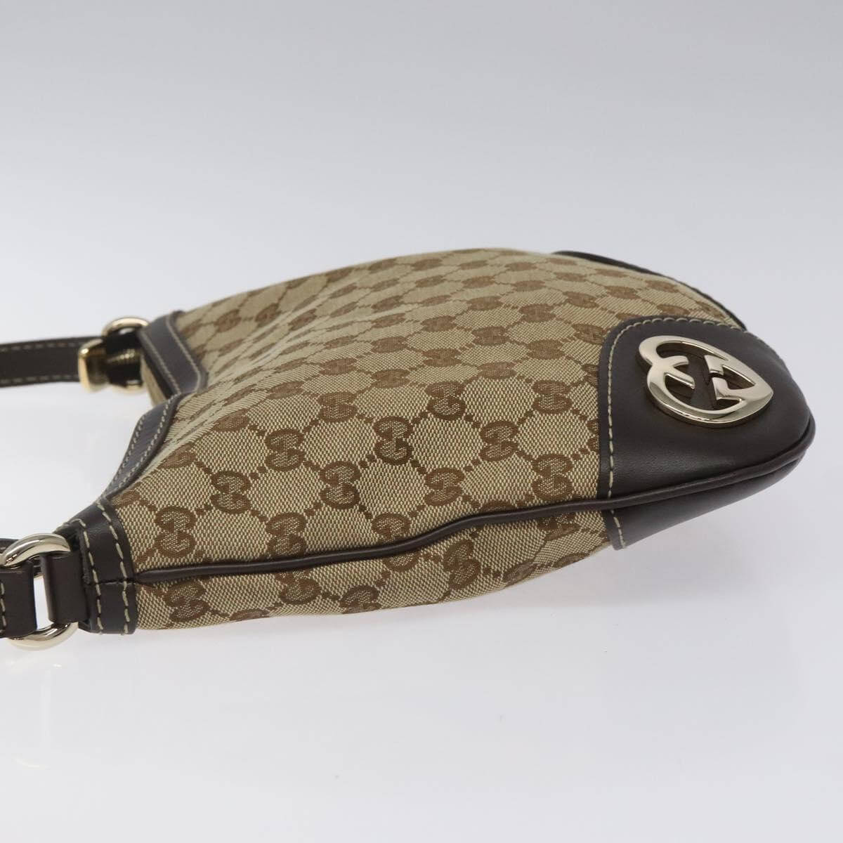 Gucci GG Canvas Monogram "Lovely" Shoulder Bag 2000s