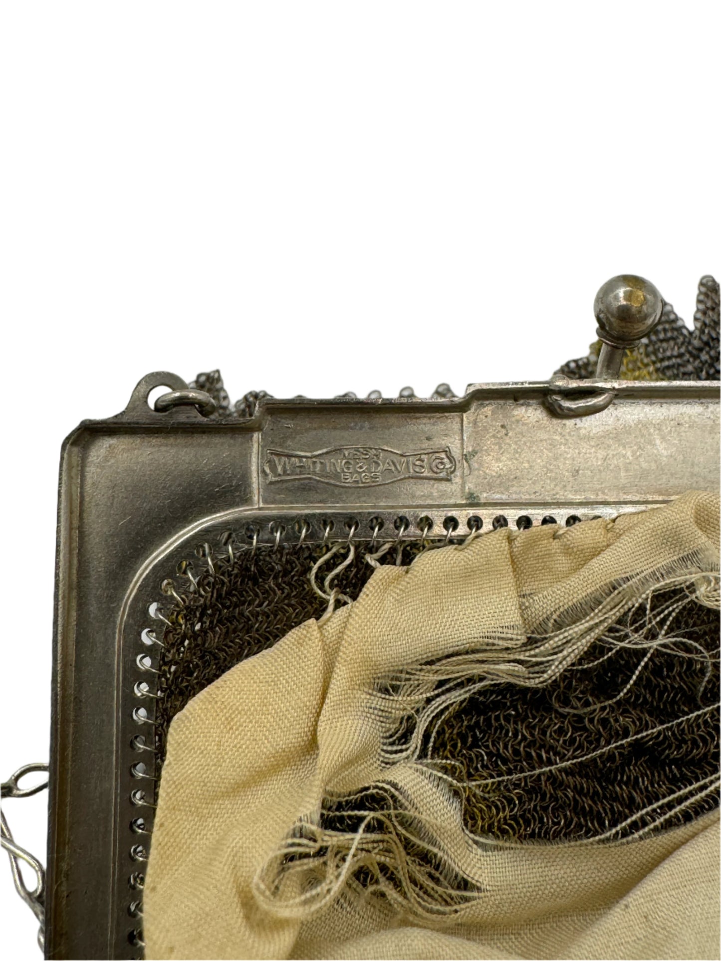 Whiting & Davis Butterfly Mesh Butterfly Purse 1920s