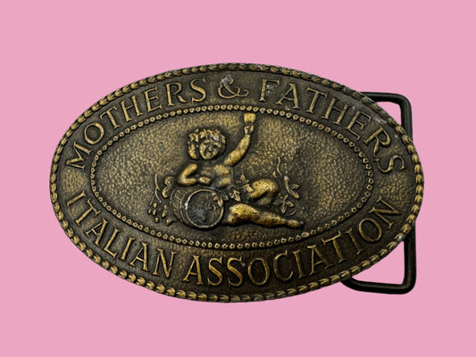 Brass Buckle, Italian Assoc 1970s