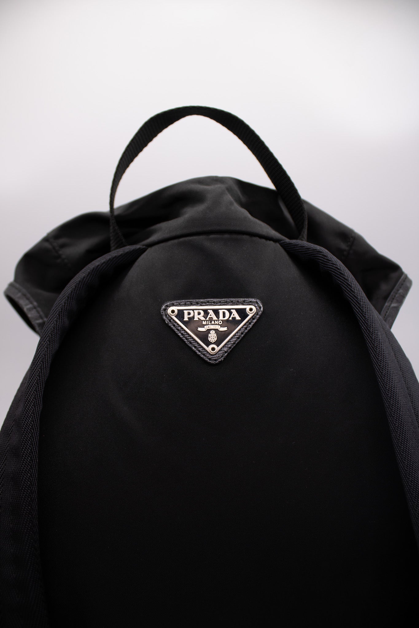 Prada, Black Backpack 1990s