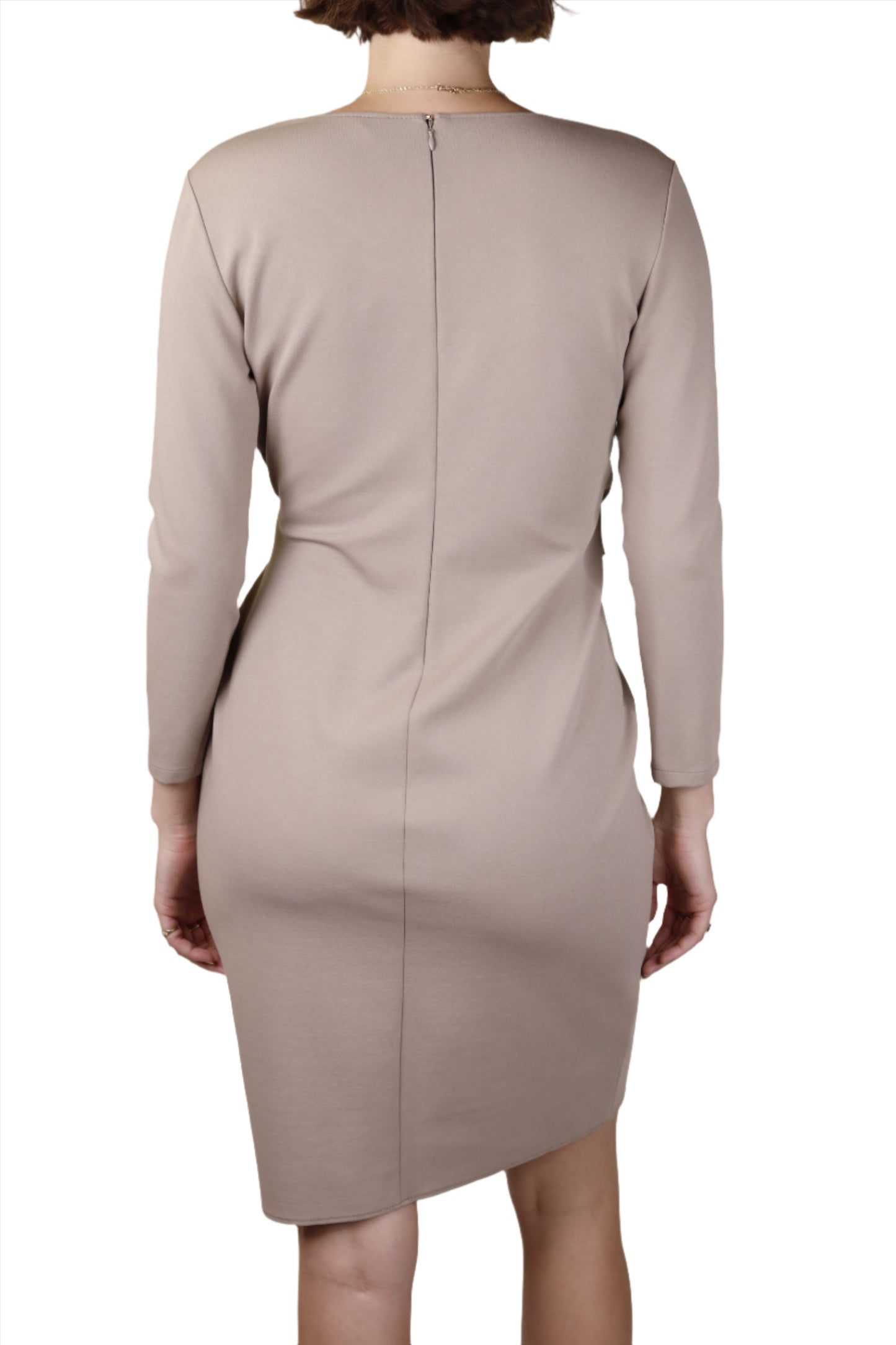 Armani Collezioni Gray Sheath Dress Y2K