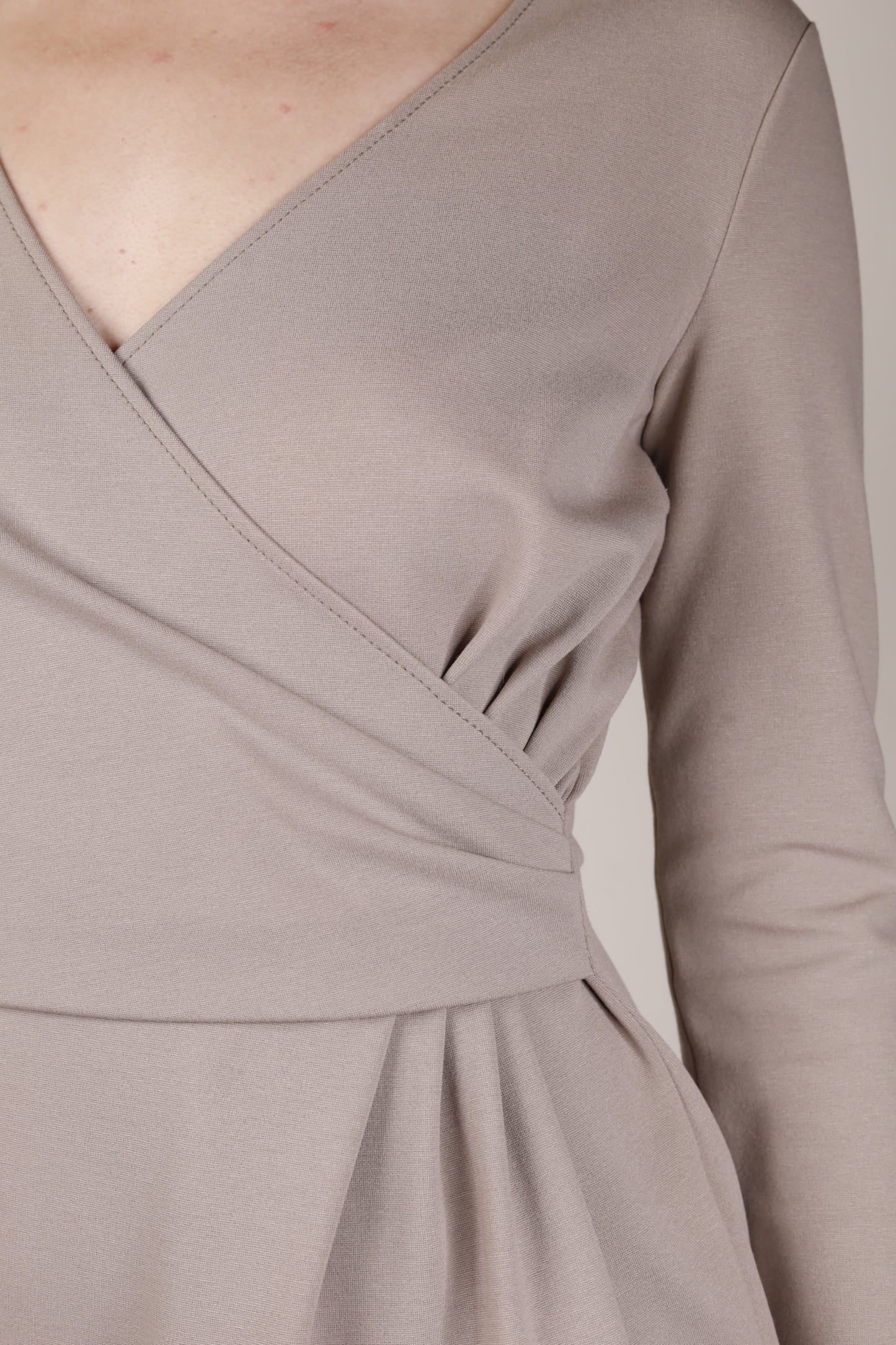 Armani Collezioni Gray Sheath Dress Y2K