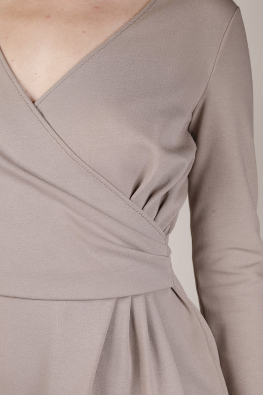 Armani Collezioni Gray Sheath Dress Y2K